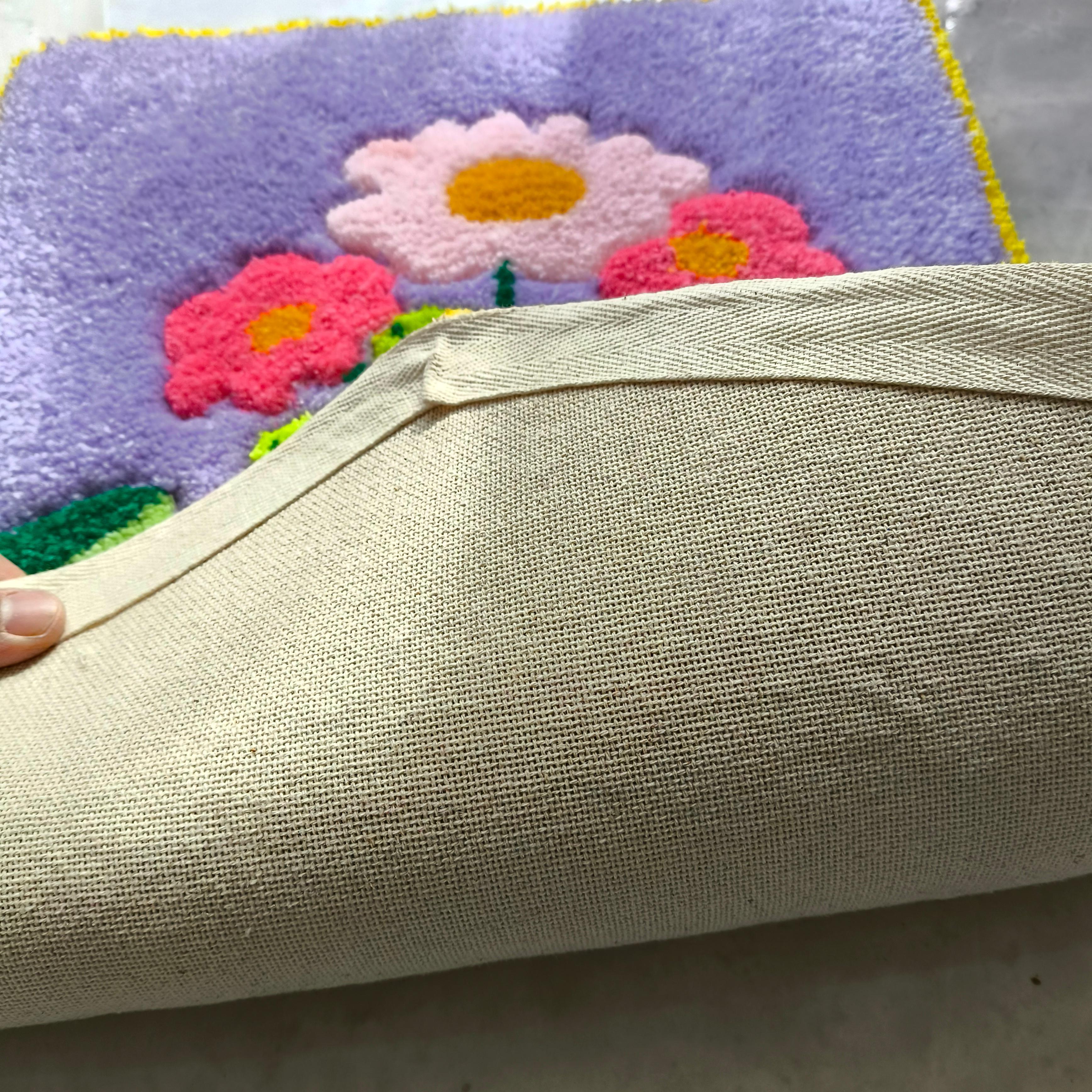 Demlik Çiçekleri Tufting Halı
