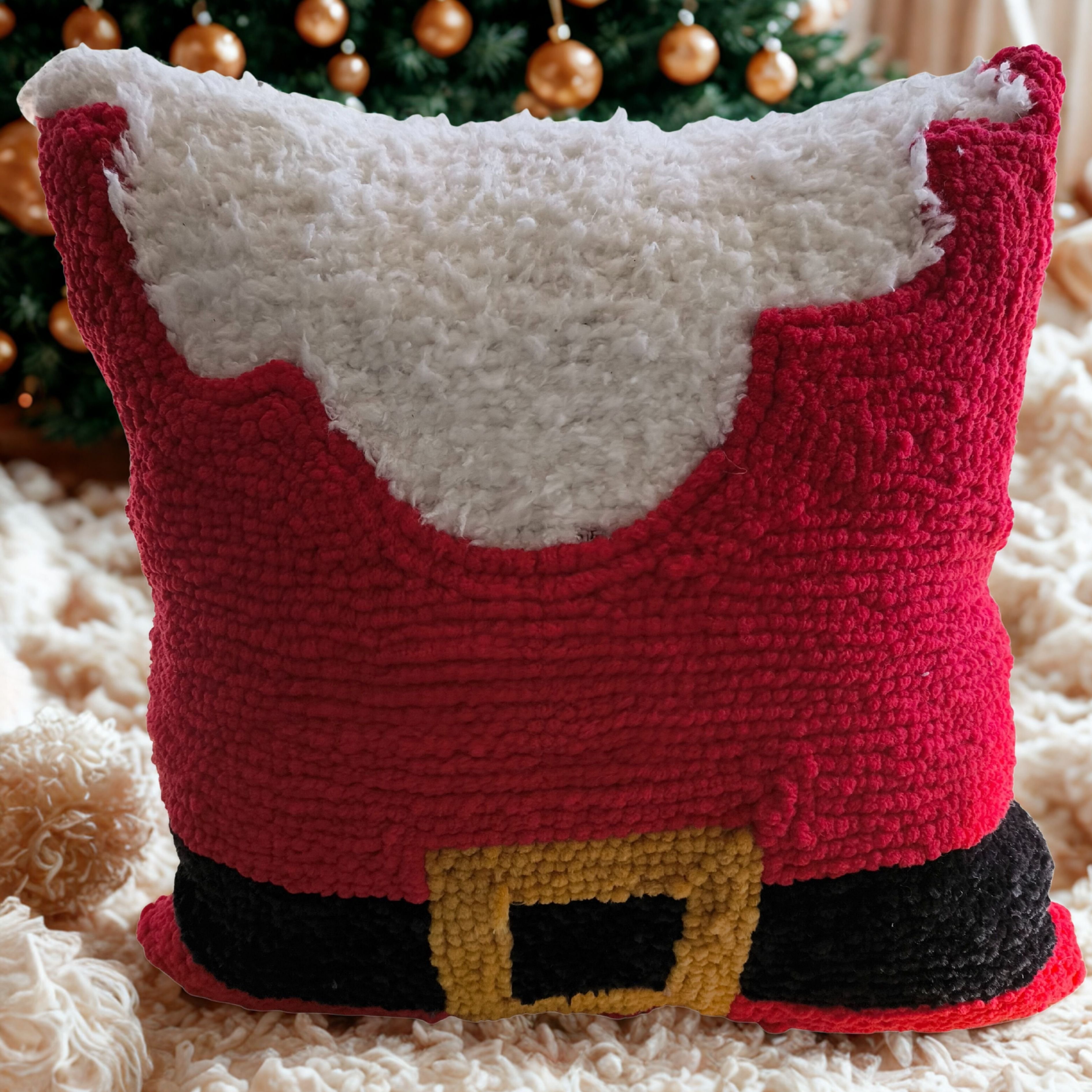 Noel Baba Tufting Kırlent