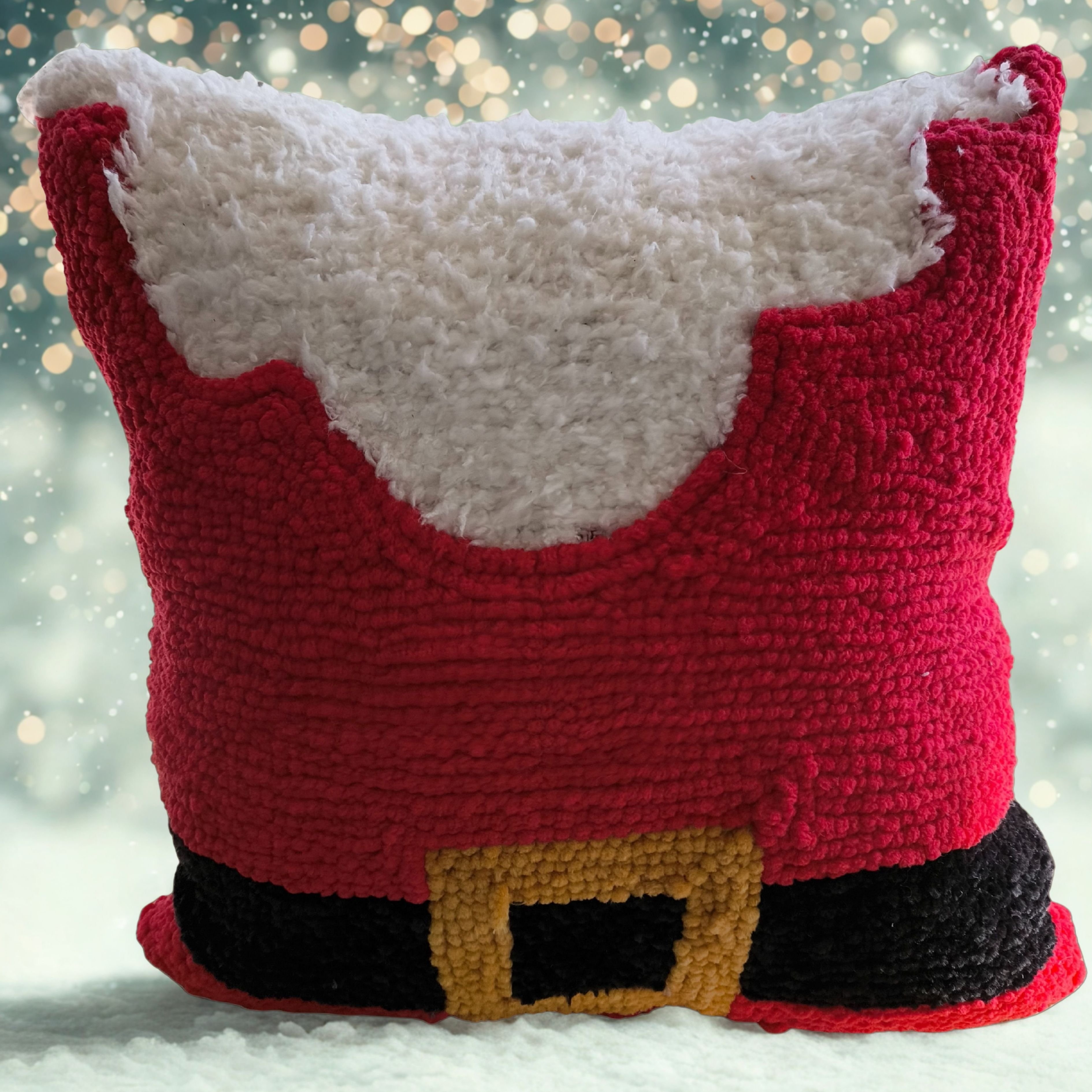 Noel Baba Tufting Kırlent