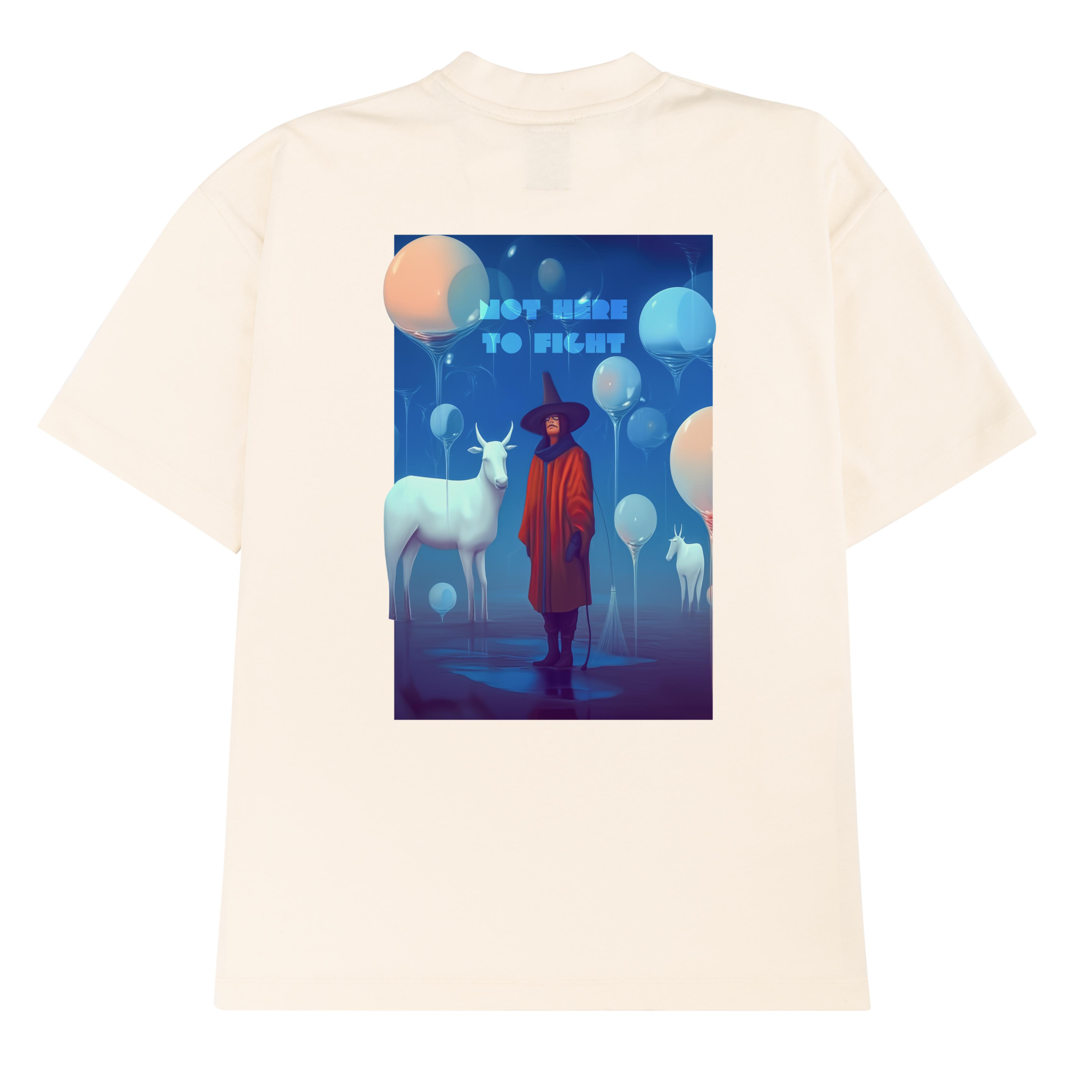 Not Here to Fight - OVERSIZE BACK