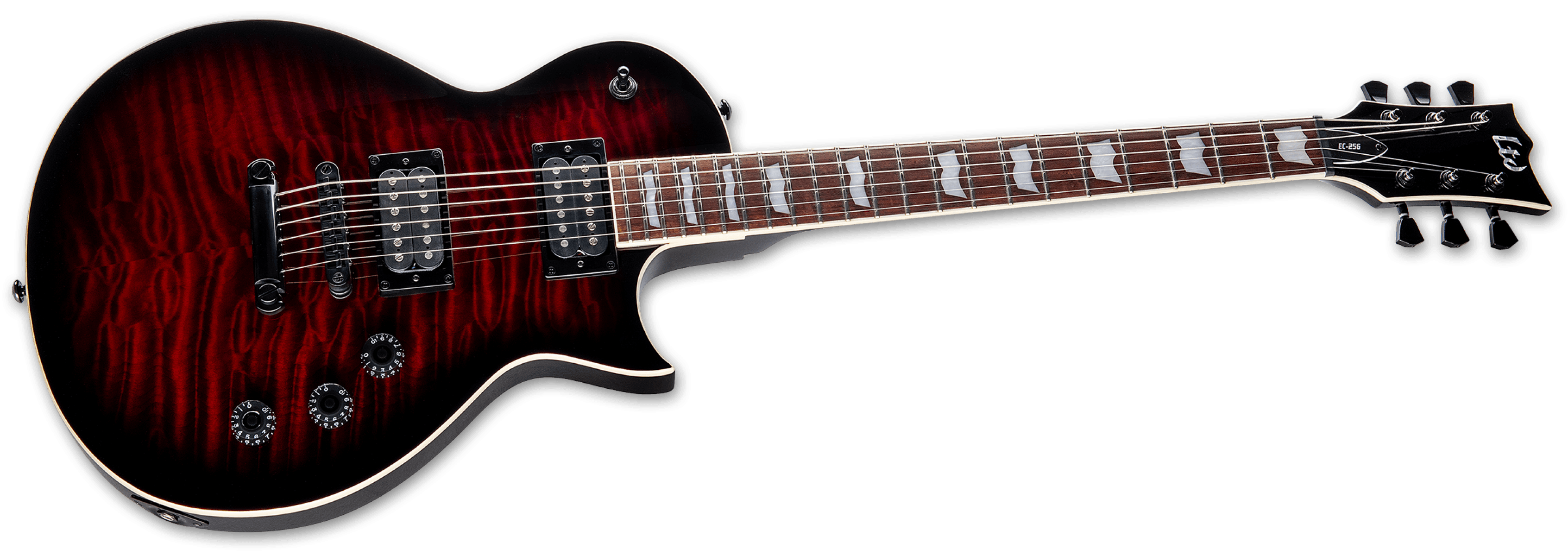 ESP LTD EC-256QM See Thru Black Cherry Sunburst Elektro Gitar