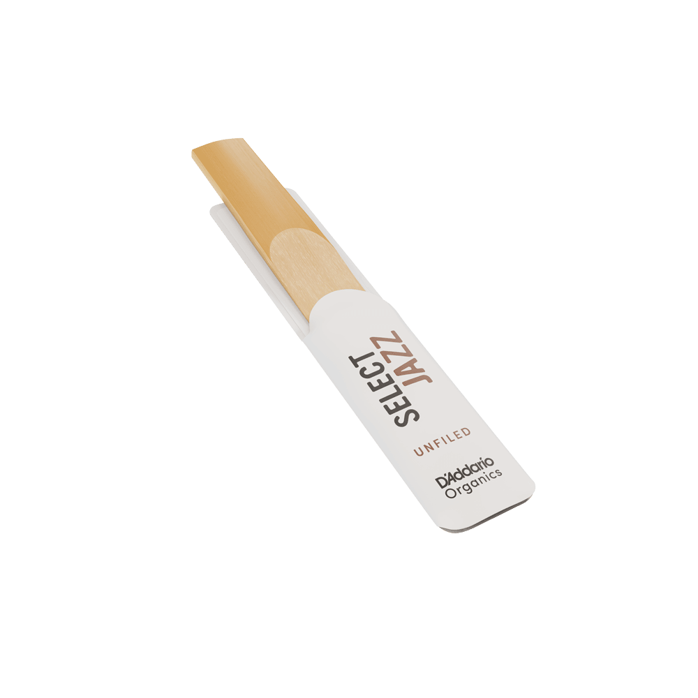 D'Addario Woodwinds Organic Select Jazz Unfiled Tenor Saksafon Kamışı No:2 Medium