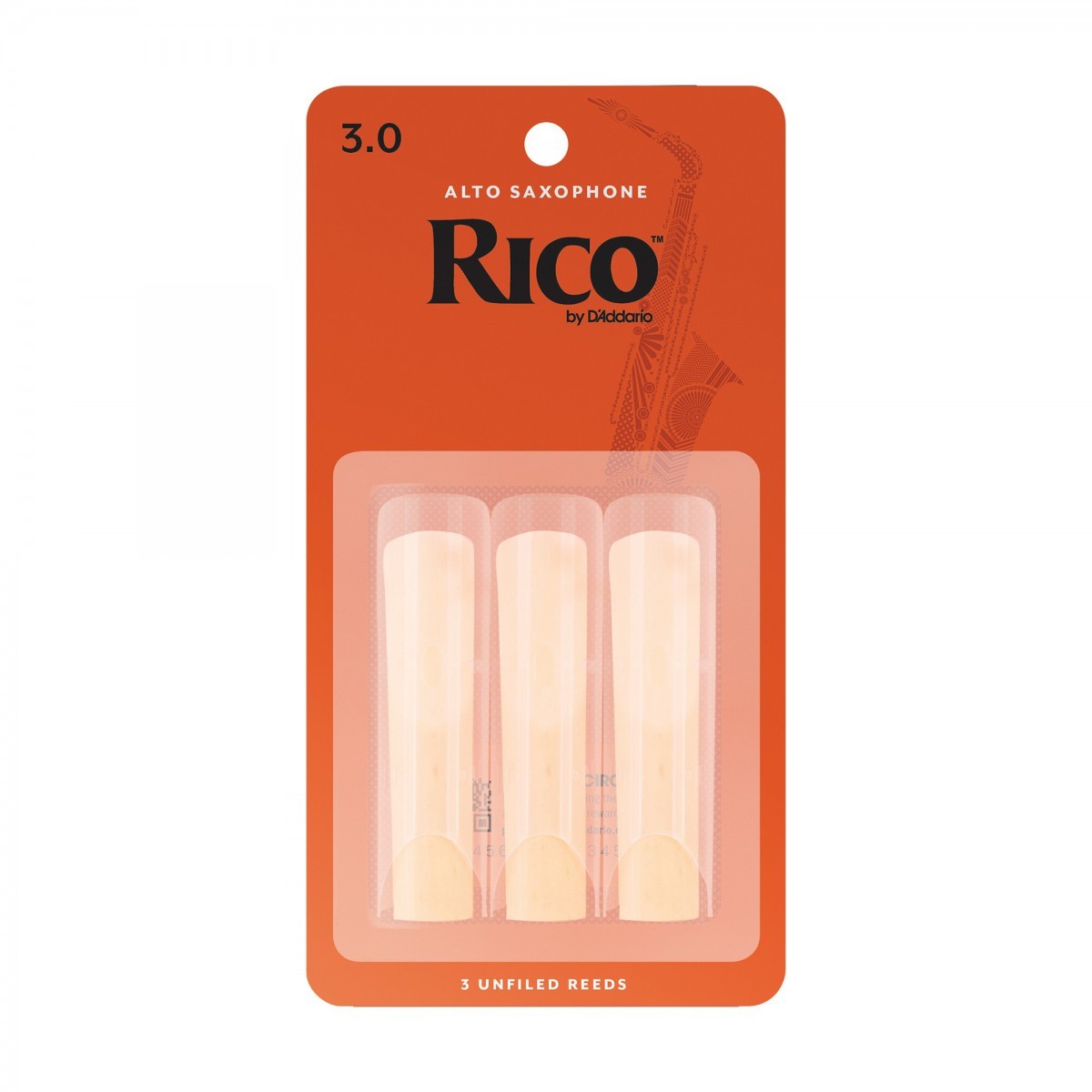 D'Addario Woodwinds Rico RJA0330 Alto Saksafon Kamışı (3 lü) No:3