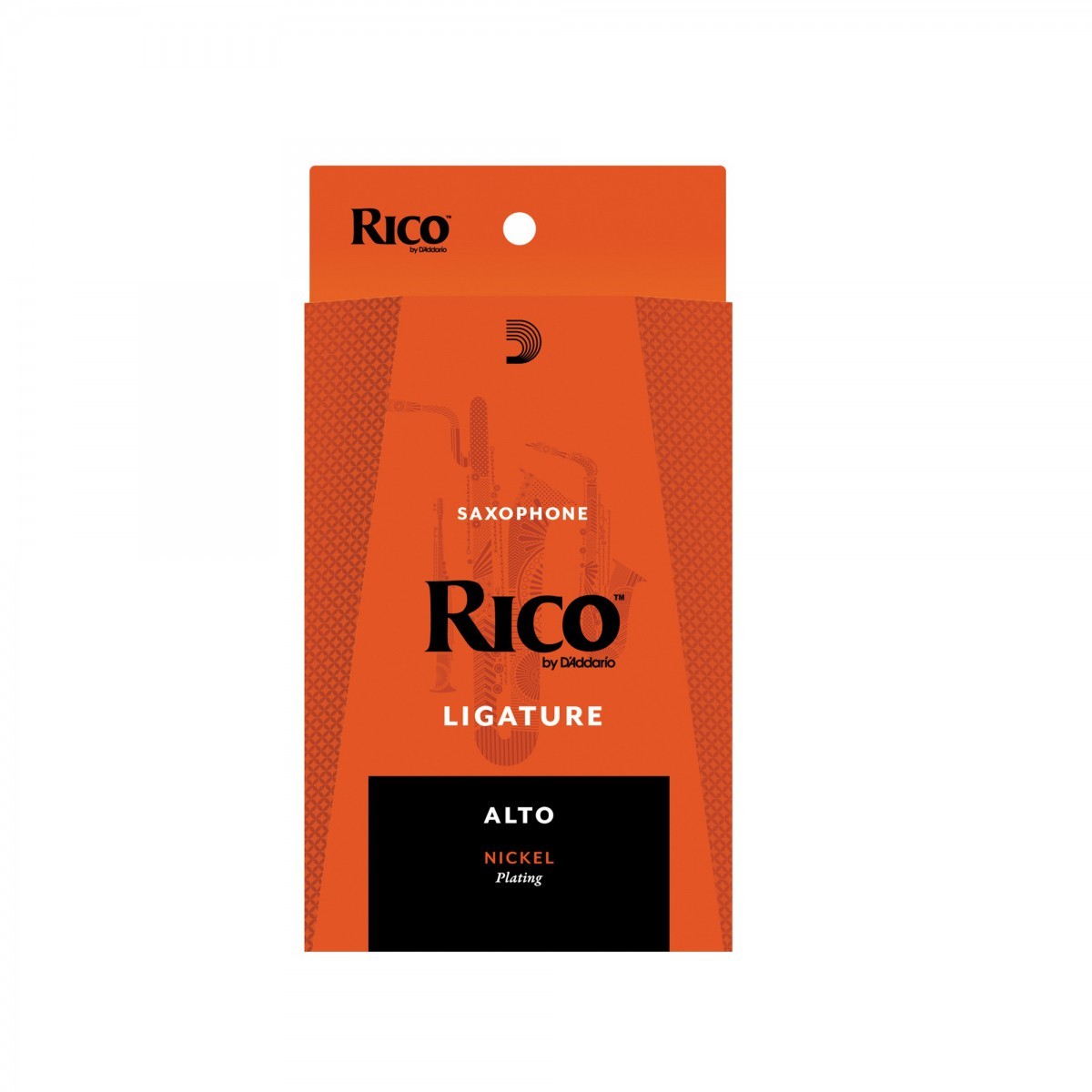 D'Addario Woodwinds Rico RAS1LN Alto Saksafon Bek Bileziği Nikel