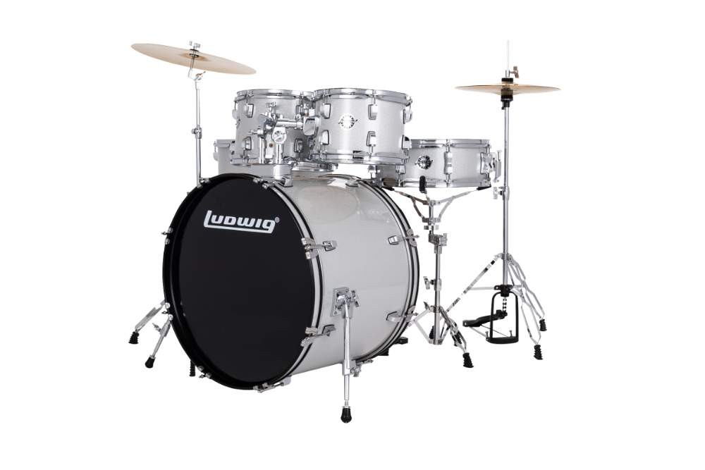 Ludwig Accent Fuse Silver Sparkle Akustik Davul Seti