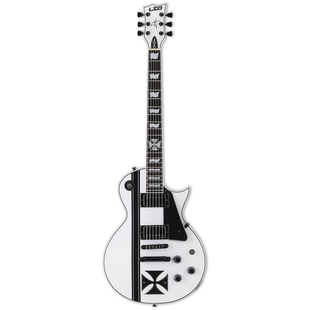 ESP LTD James Hetfield Signature Iron Cross Snow White Elektro Gitar