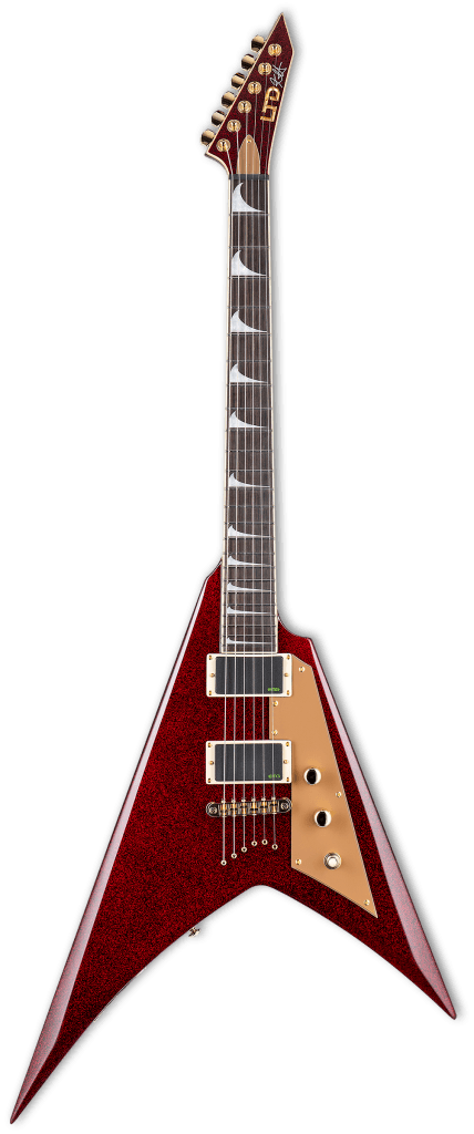 ESP LTD Kirk Hammett Signature KH-V Red Sparkle Elektro Gitar