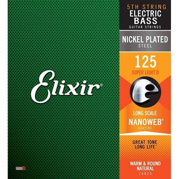 Elixir 125 Tek Bas Gitar Teli