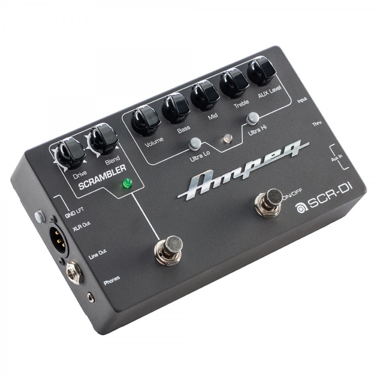 Ampeg SCR-DI Bas Gitar Overdrive ve DI Box Pedalı