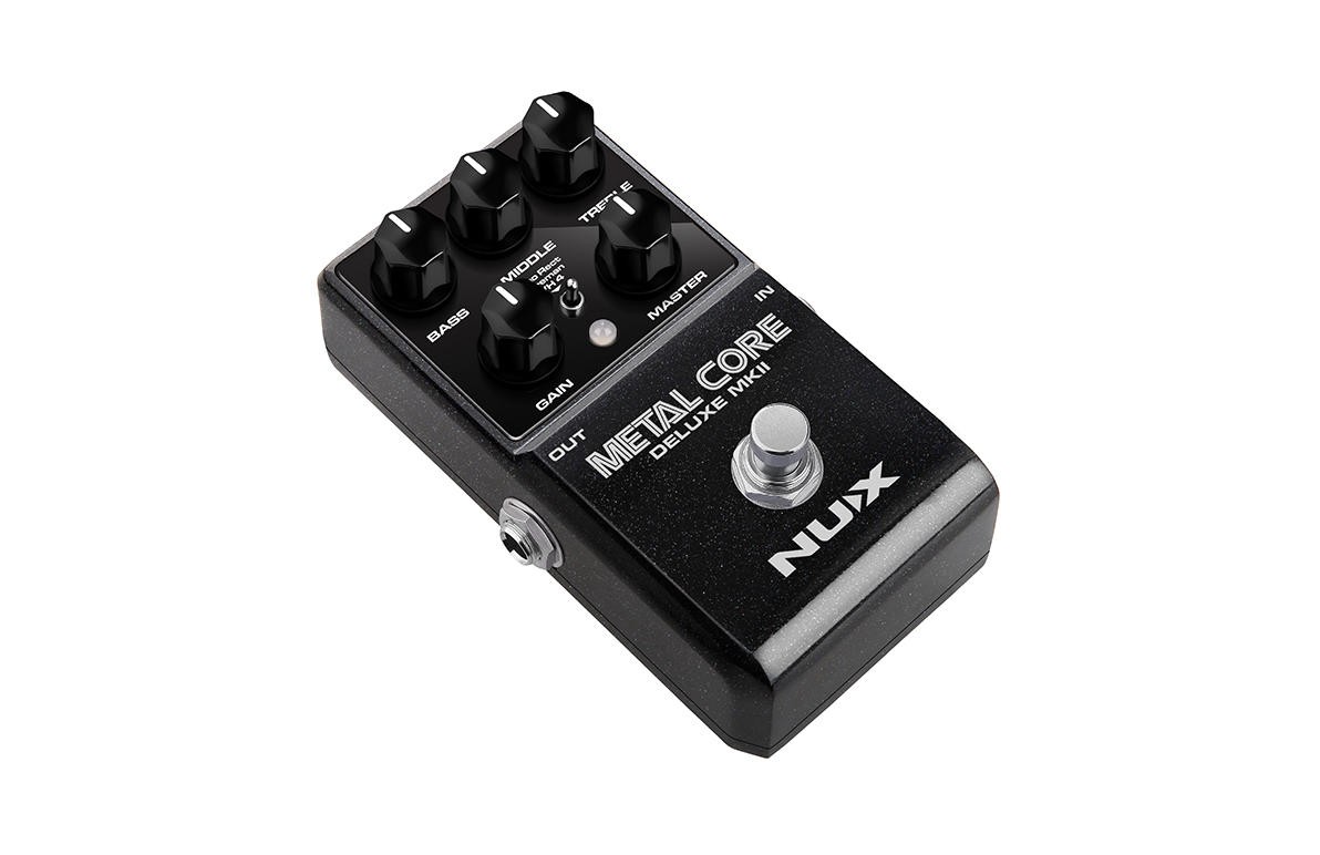 Nux Metal Core Deluxe MKII Distortion Preamp Ve 3 Mod Amfi Modellemesi Pedalı