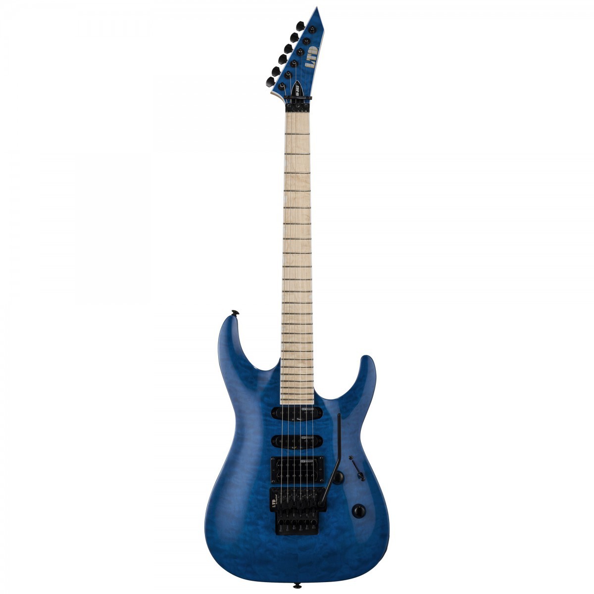 ESP LTD MH-203QM See Thru Blue Elektro Gitar