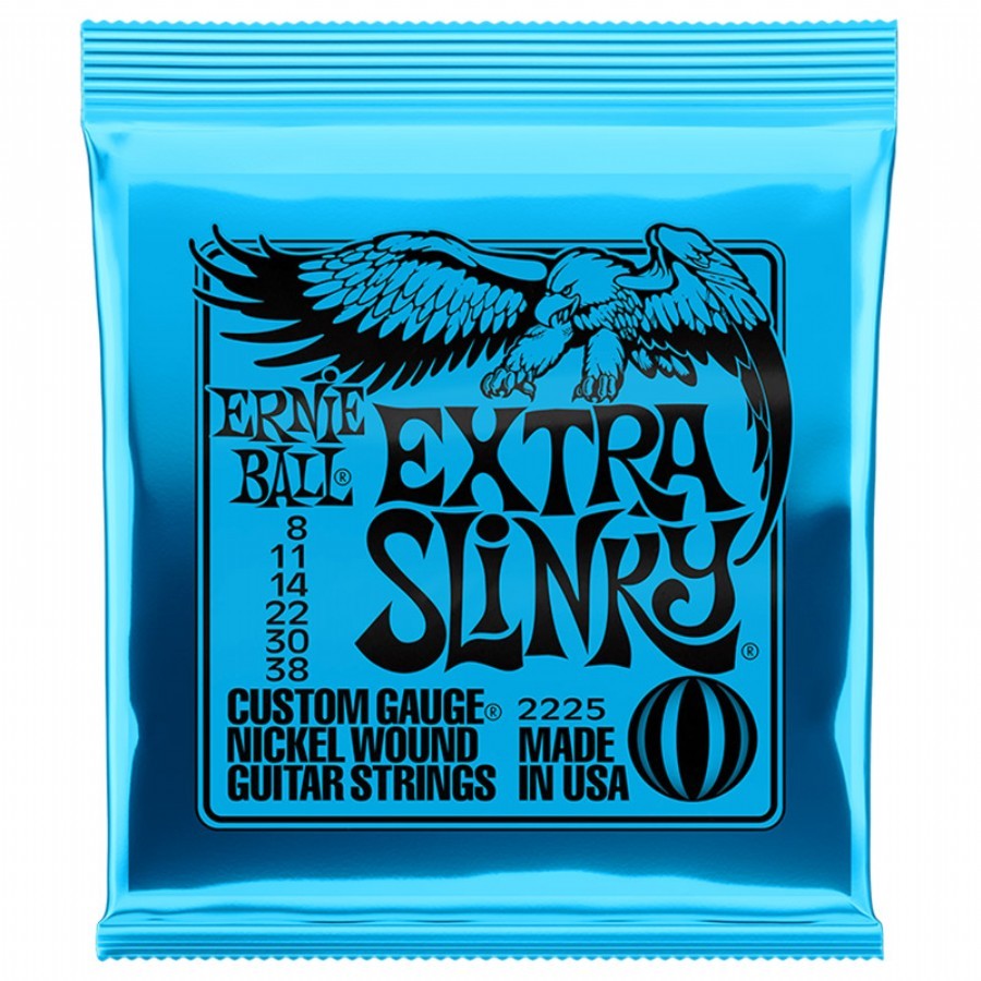 Ernie Ball 2225 Nickel Extra Slinky Elektro Gitar Tel Takımı