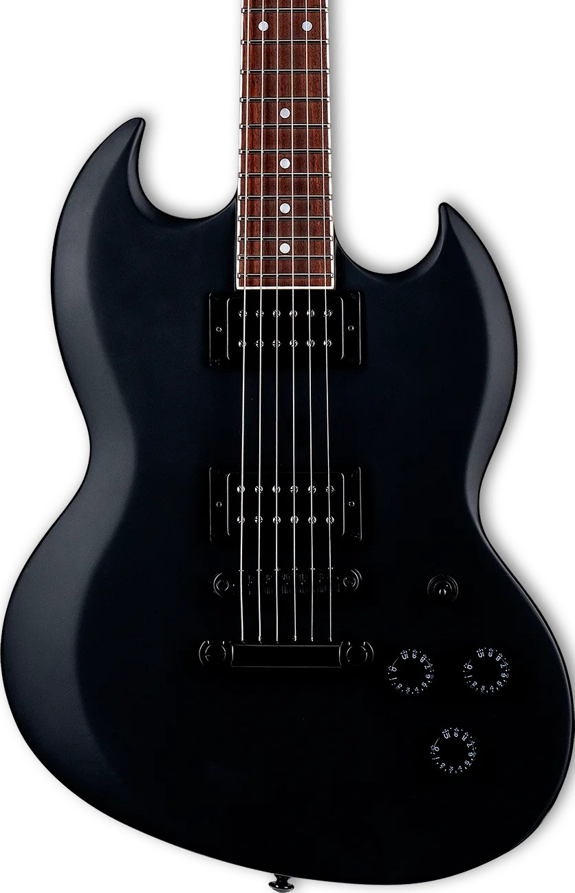 ESP LTD VOLSUNG-200 BLKS Lars Frederiksen Signature Elektro Gitar