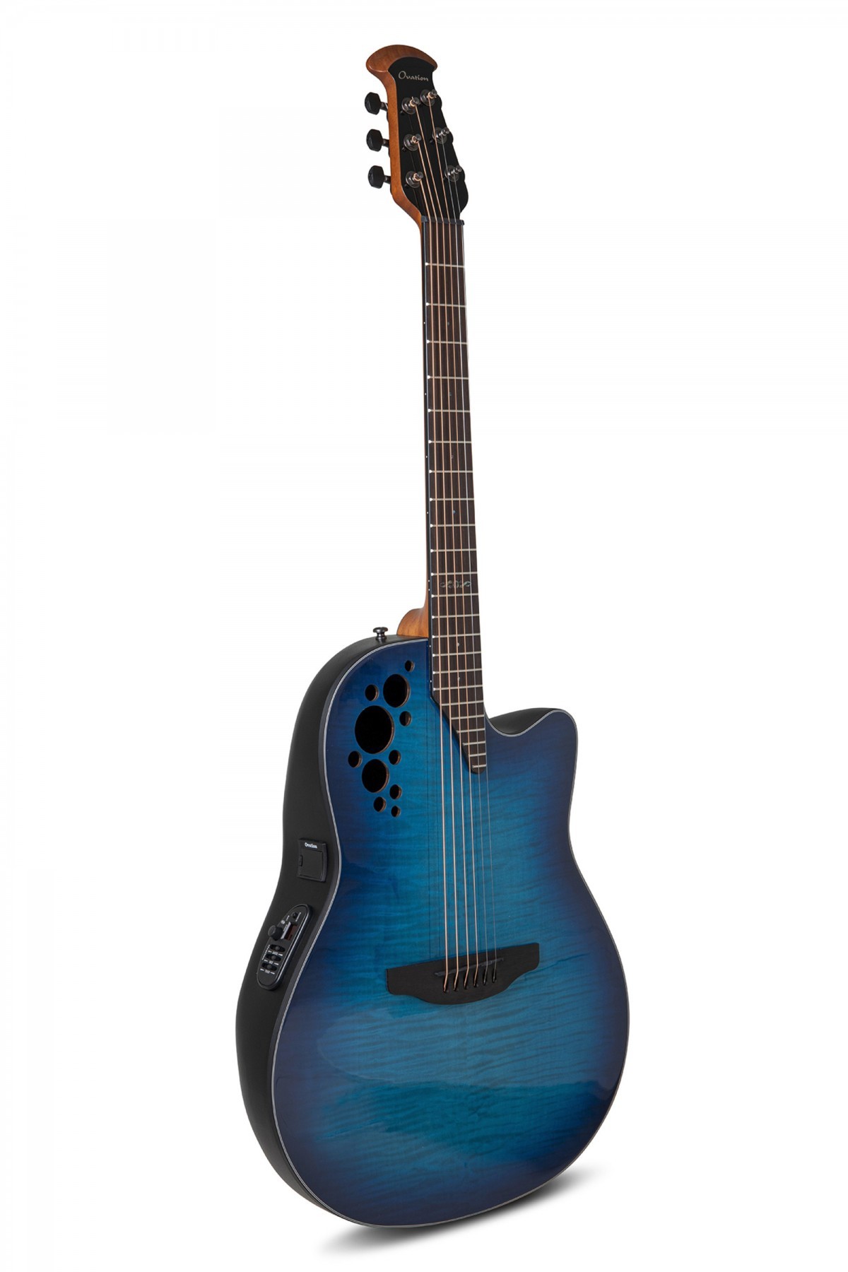 Ovation Celebrity Elite Plus CE44P-BLFL-G Elektro Akustik Gitar