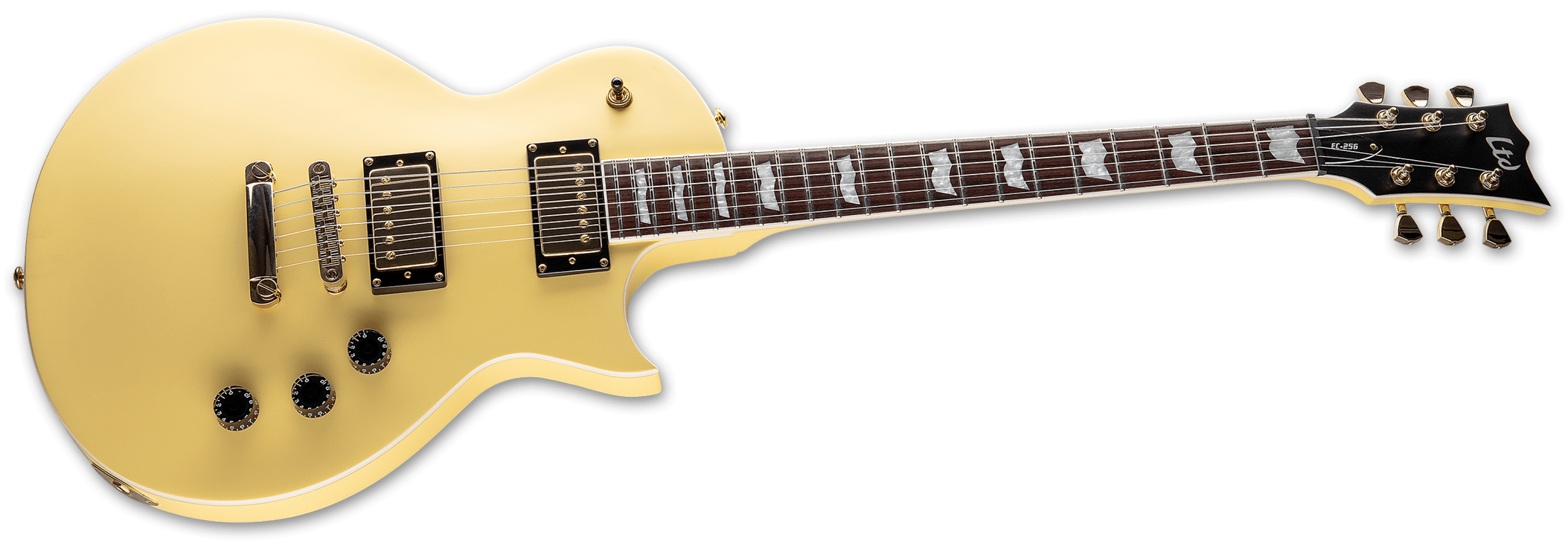 ESP LTD EC-256 Vintage Gold Satin Elektro Gitar