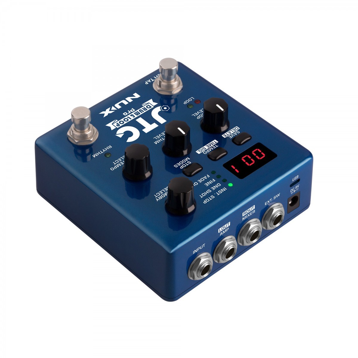 Nux NDL-5 JTC Drum & Loop Pro Dual Switch Looper Pedalı