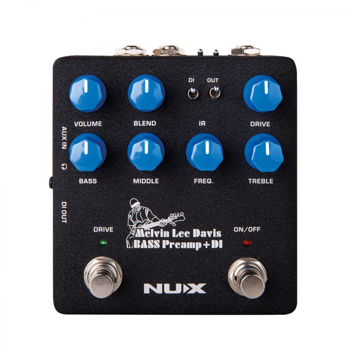 Nux NBP-5 Melvin Lee Davis Signature Bass Preamp + DI Box