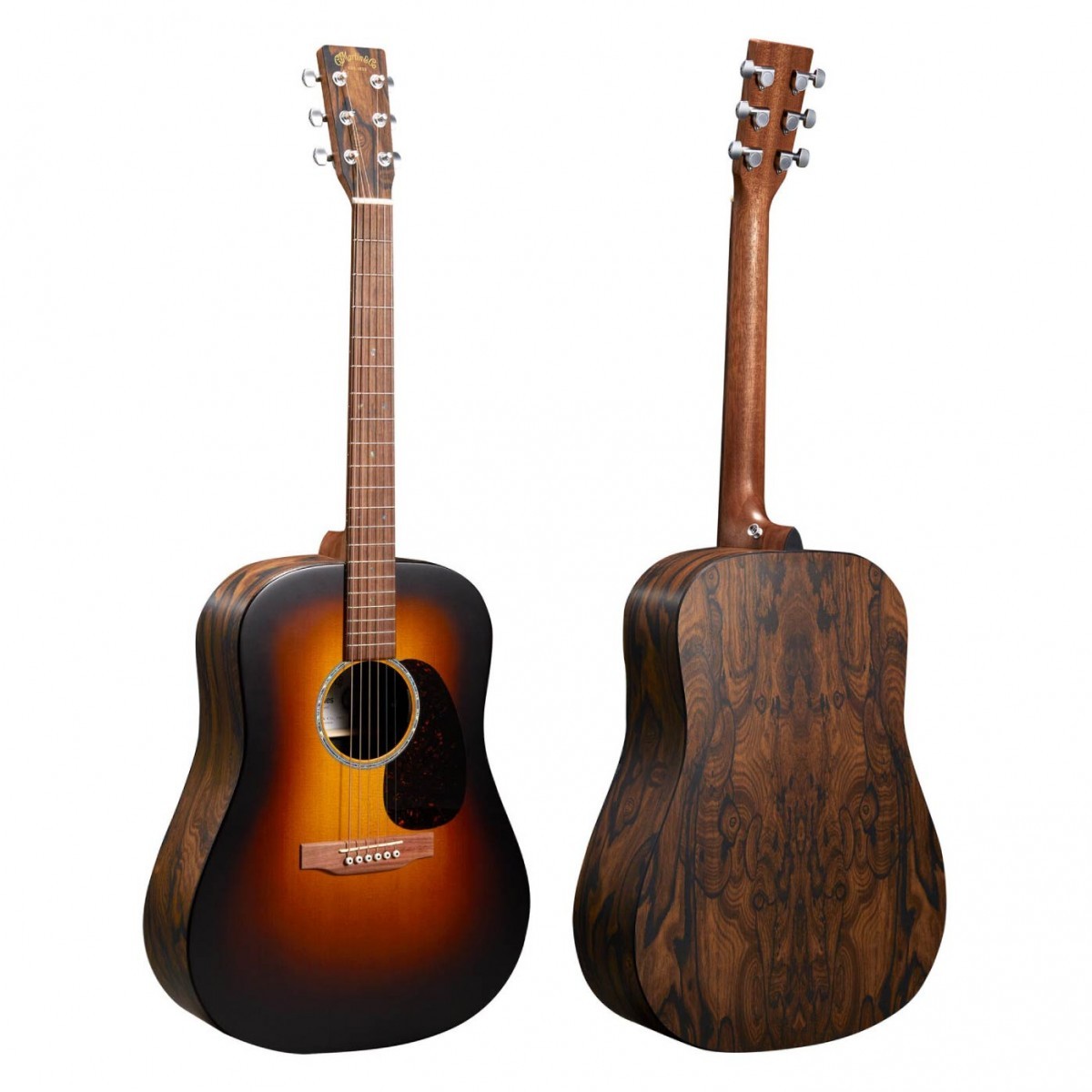 Martin D-X2E Ziricote Burst Elektro Akustik Gitar