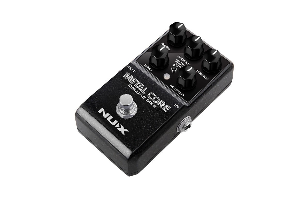 Nux Metal Core Deluxe MKII Distortion Preamp Ve 3 Mod Amfi Modellemesi Pedalı