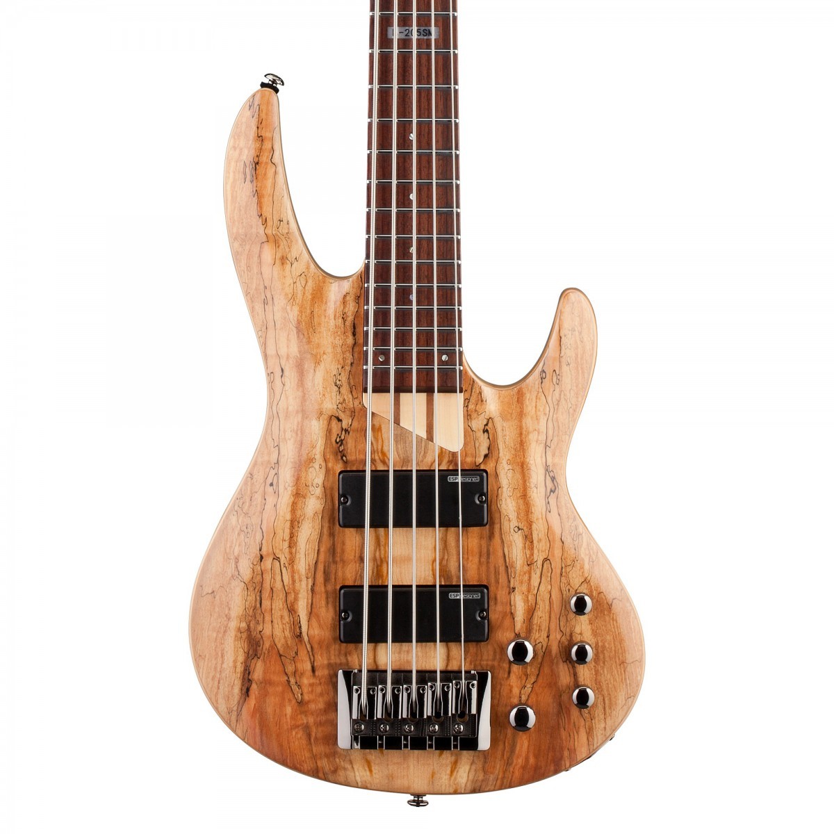 ESP LTD B-205 Spalted Maple Natural Bas Gitar