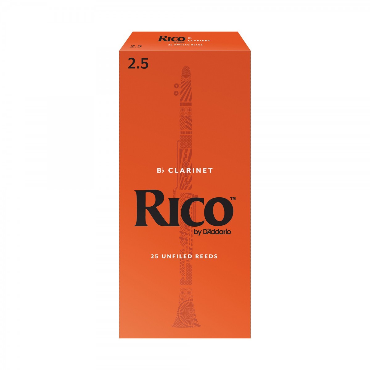 Rico RCA2525 Sib Klarnet Kamışı (25 li Kutu) No:2,5