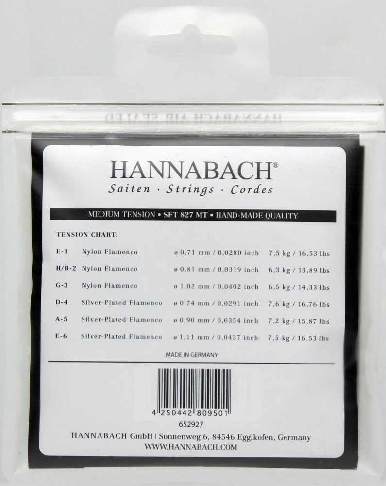 Hannabach 827 MT Flamenko Gitar Teli