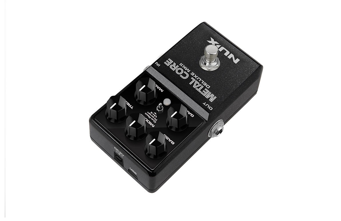 Nux Metal Core Deluxe MKII Distortion Preamp Ve 3 Mod Amfi Modellemesi Pedalı