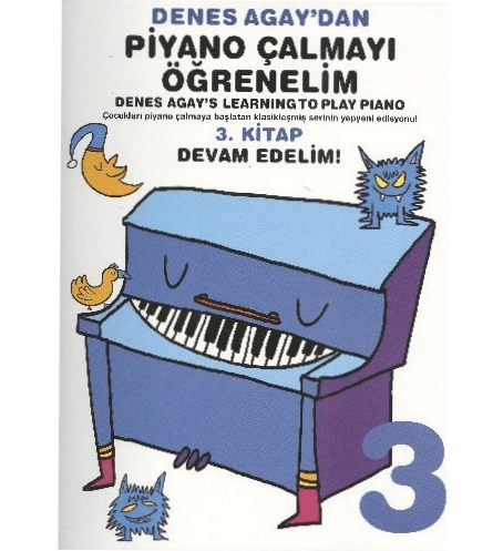 Denes Agay' dan Piyano Çalmayı Öğrenelim 3.Kitap