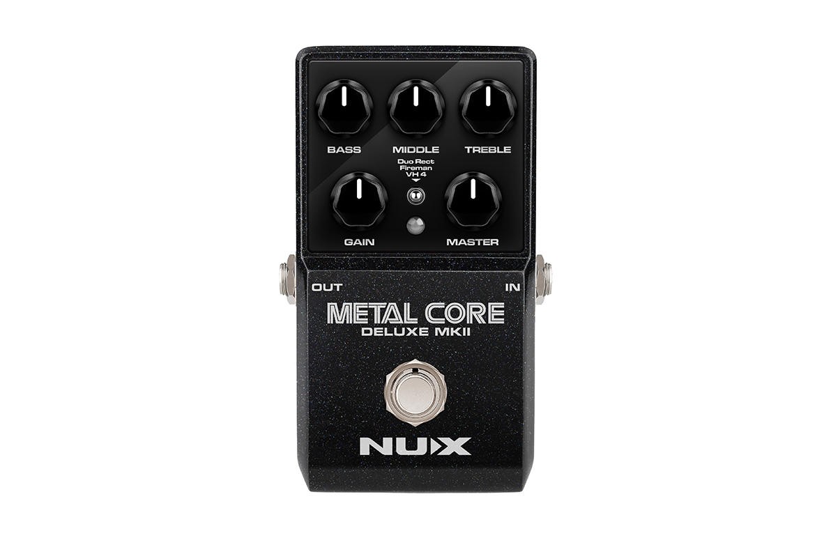 Nux Metal Core Deluxe MKII Distortion Preamp Ve 3 Mod Amfi Modellemesi Pedalı