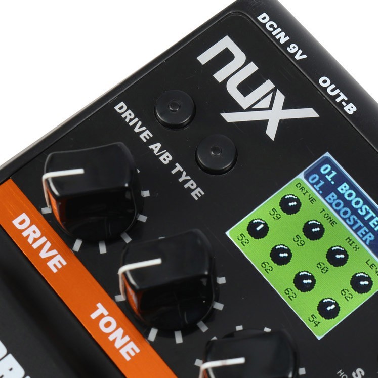 NUX Drive Force Overdrive ve Distortion Pedalı