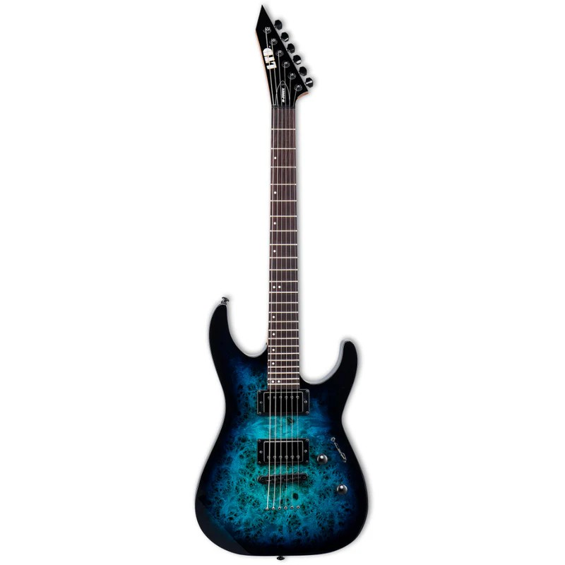 ESP LTD M-200DX NT Blue Burst Elektro Gitar