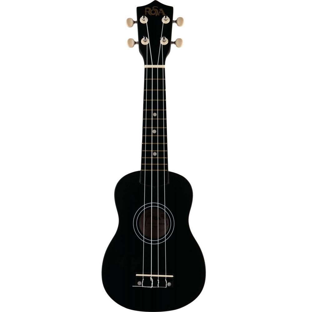 Rosa RU002-BK Soprano Ukulele (Siyah)