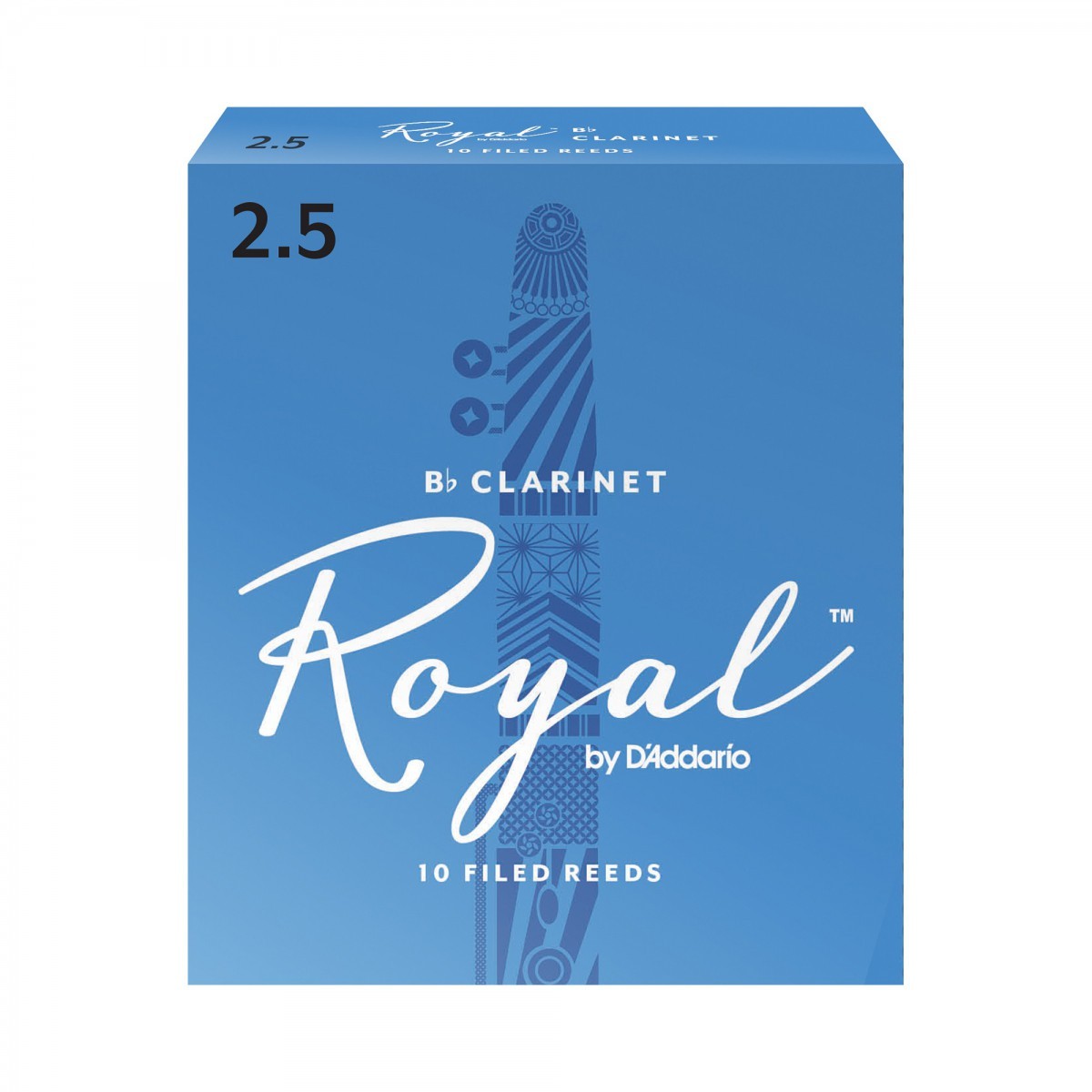 D'Addario Woodwinds Royal RCB1025 Bb Klarnet Kamışı No:2,5