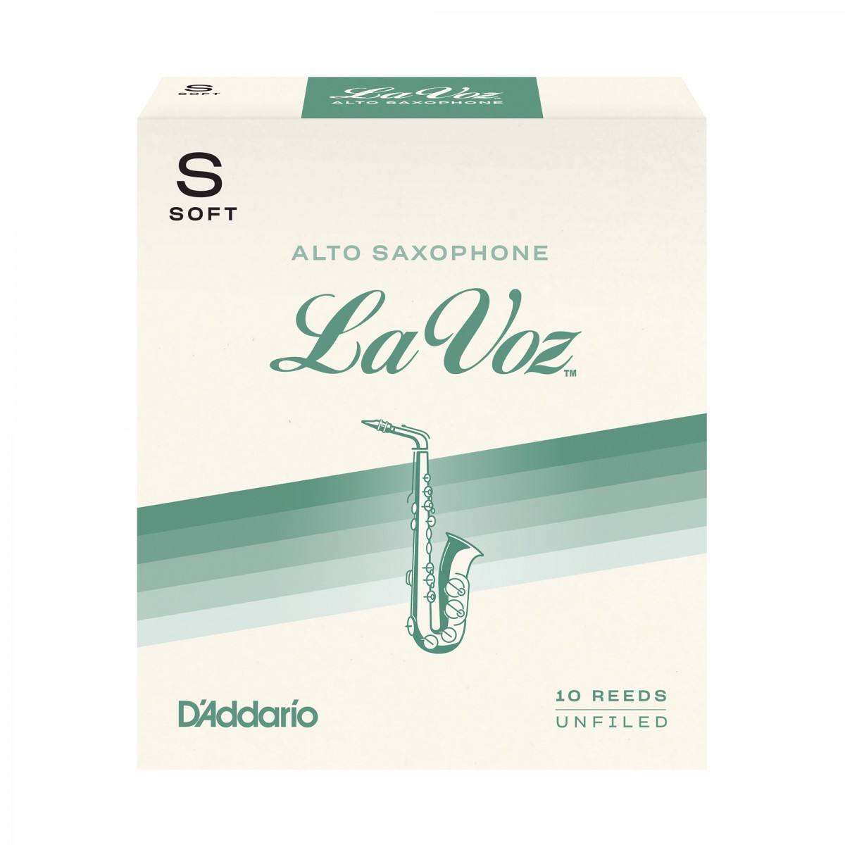 D'Addario Woodwinds La Voz RJC10SF Alto Saksafon Kamışı Soft