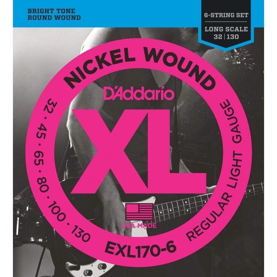 Daddario EXL170-6 6 Telli Bas Gitar Teli (32-130)