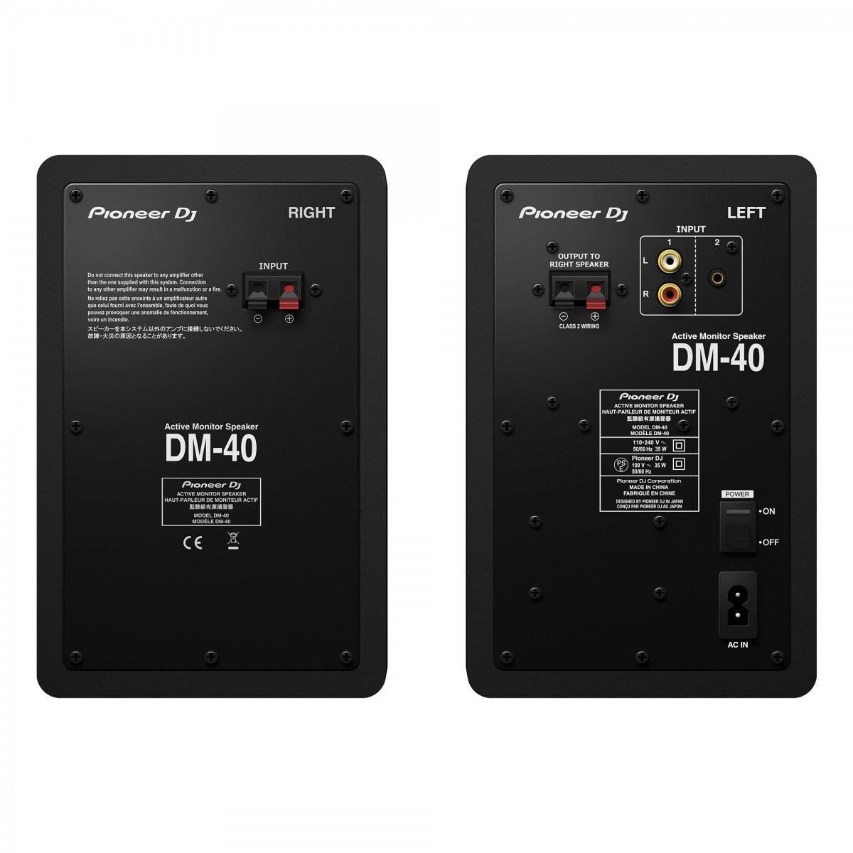 Pioneer DM-40 Stüdyo Referans Monitörü (Çift)