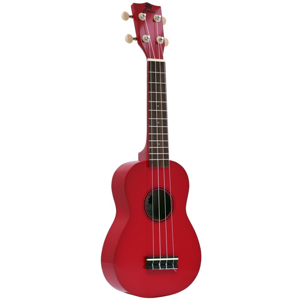 Carlos CRU50-RD Kırmızı Soprano Ukulele