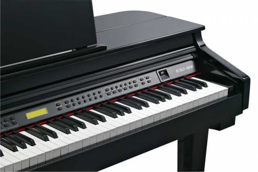 Kurzweil KAG100 Parlak Siyah Kuyruklu Dijital Piyano