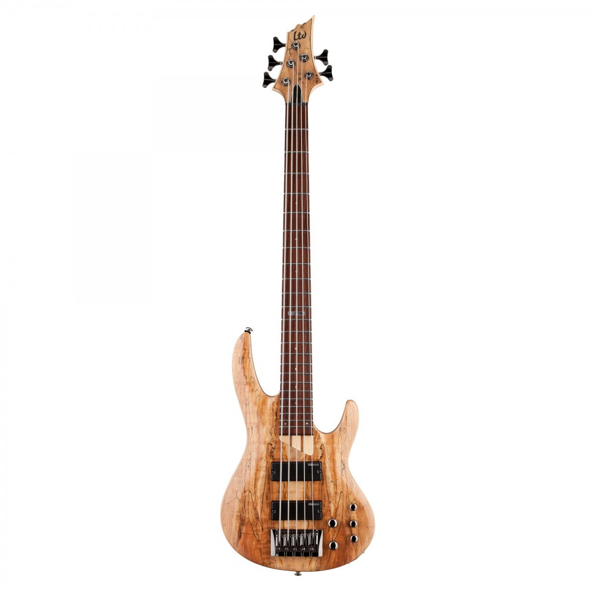 ESP LTD B-205 Spalted Maple Natural Bas Gitar