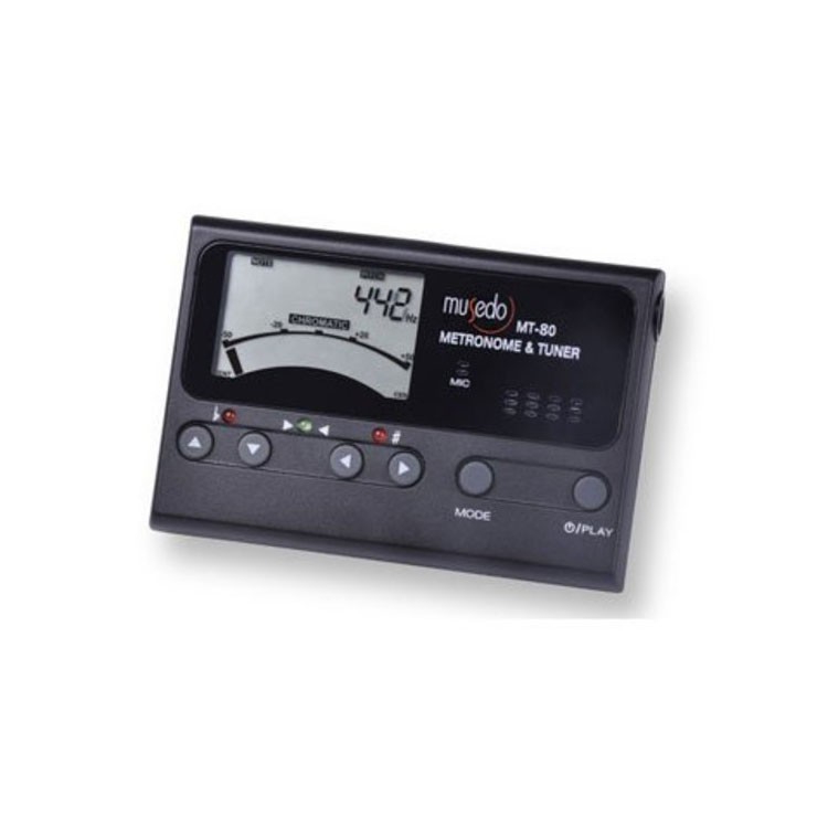 Musedo MT-80 Chromatic Siyah Metro-Tuner