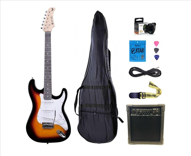 Angel AEG100-SB-PK Elektro Gitar Seti