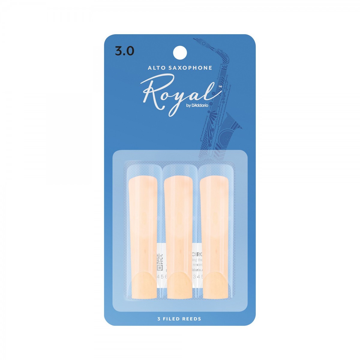 D'Addario Woodwinds Royal RJB0330 Alto Saksafon Kamışı (3 lü) No:3