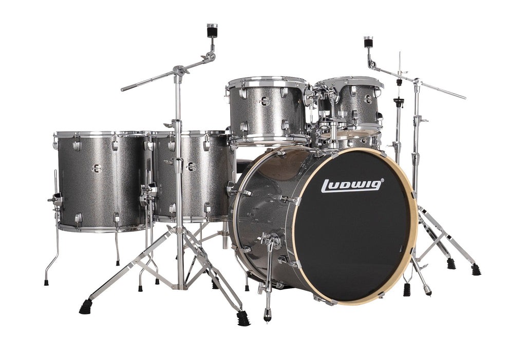 Ludwig Element Evolution LE622028 6 PC 22" Platinum Sparkle Davul Seti