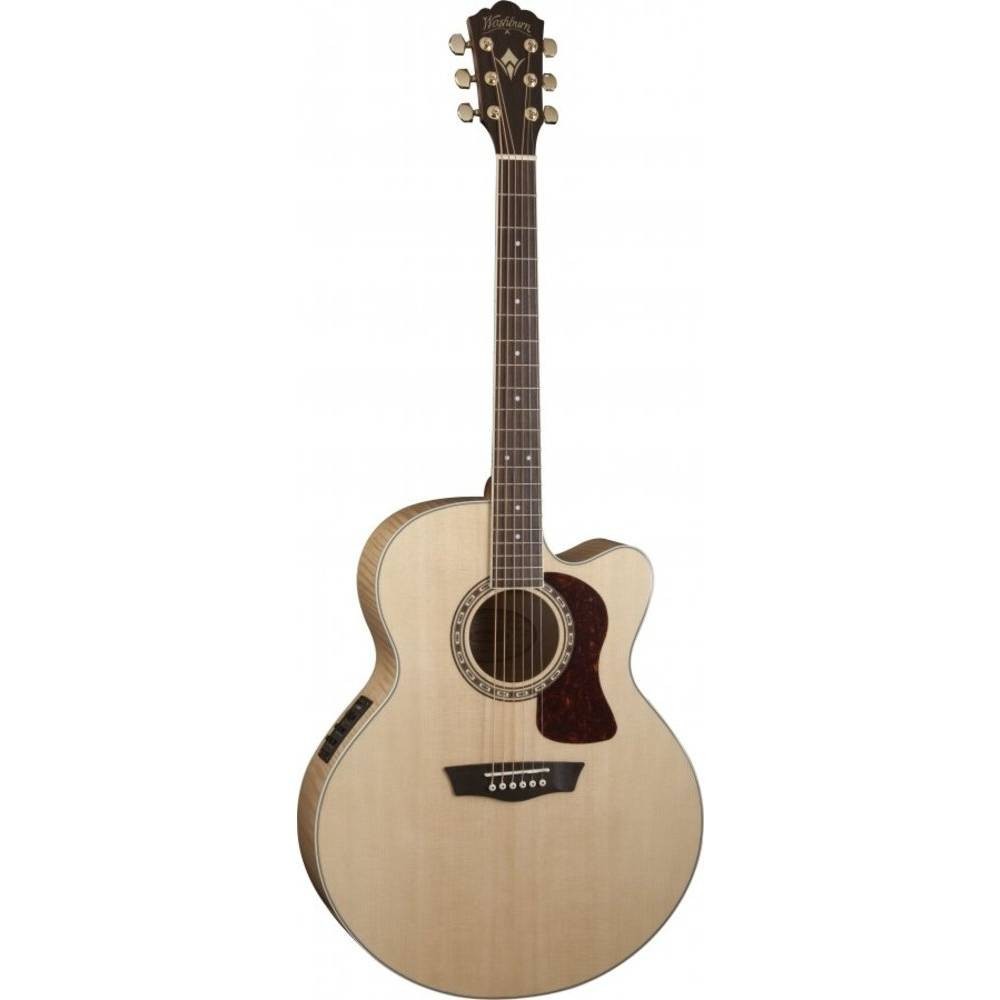 Washburn HJ40SCE Heritage 40 Seris Jumbo Elektro Akustik Gitar