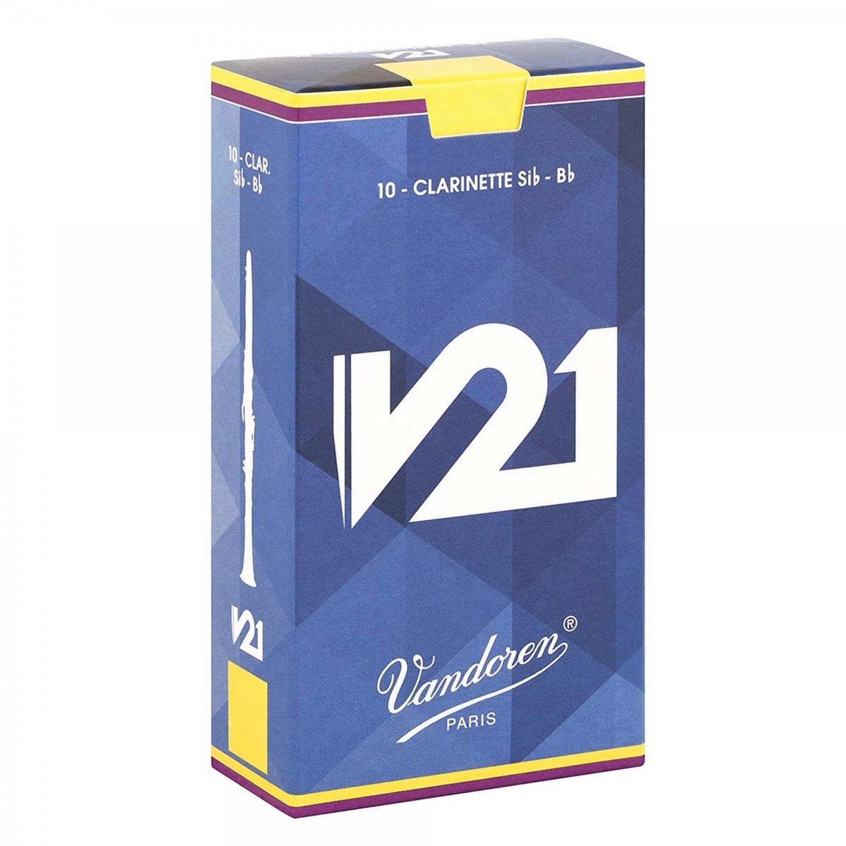 Vandoren CR8025 V21 Sib Klarnet Kamışı No:2,5(10'Lu Kutu)