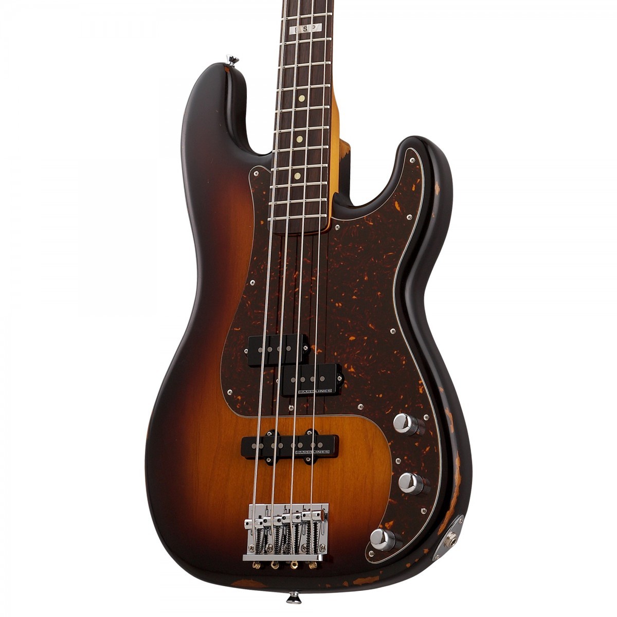 ESP E-II Vintage-4 PJ 3 Tone Burst Bas Gitar