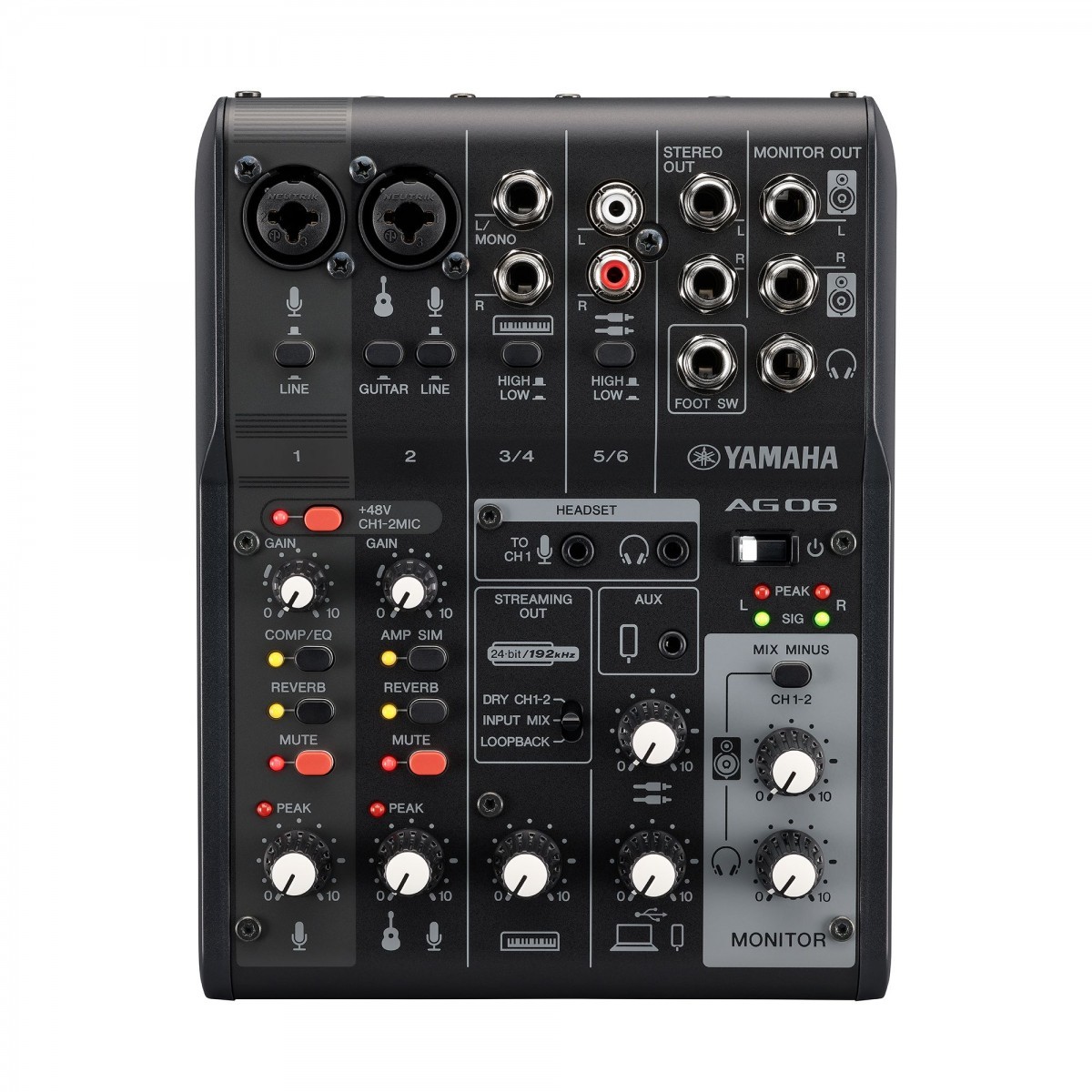 Yamaha AG06MK2B Mixer