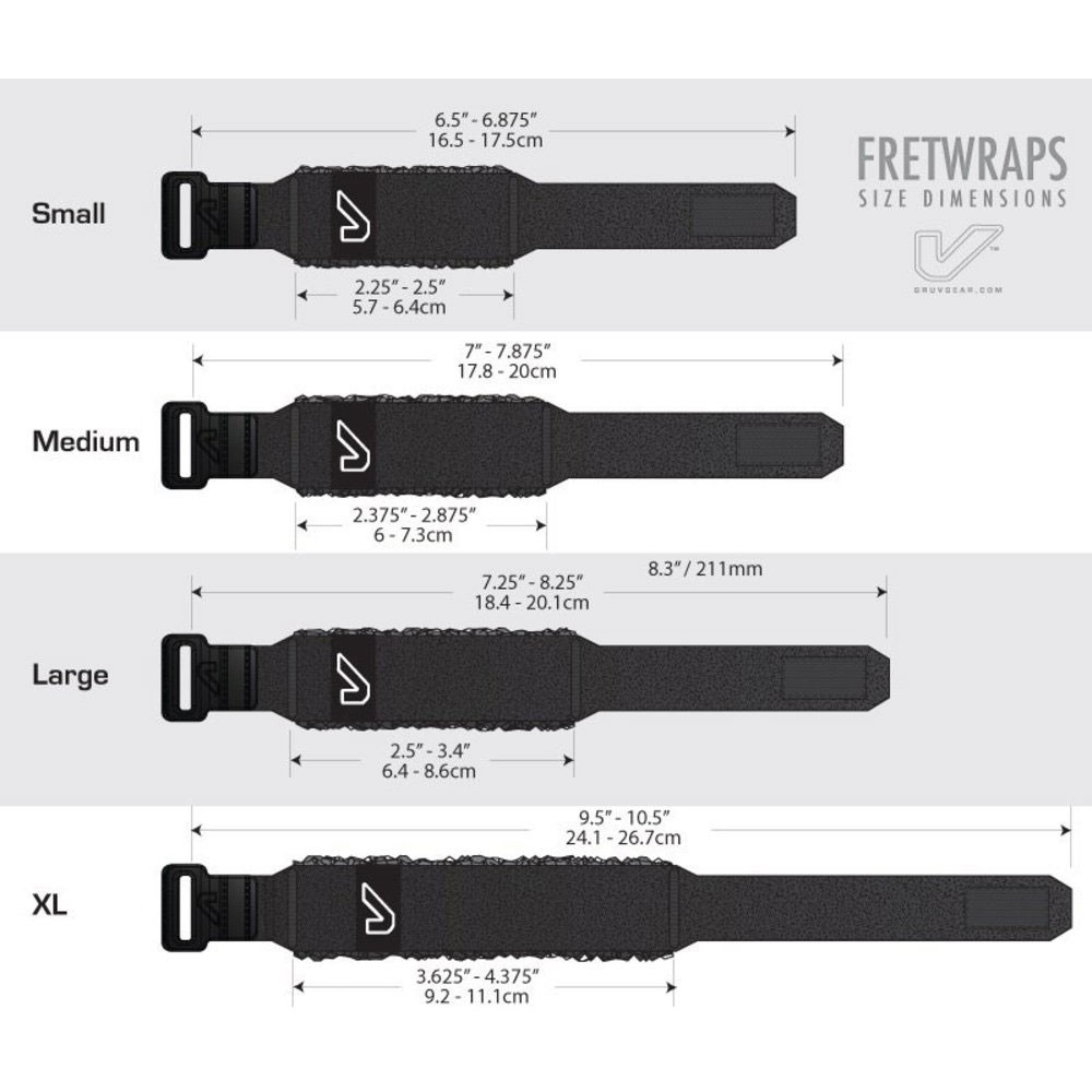 Gruv Gear FretWrap - Turuncu - Small