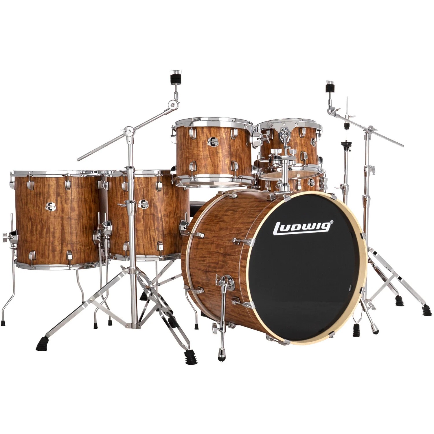 Ludwig Element Evolution LE622010 6 PC 22" Cherry Davul Seti