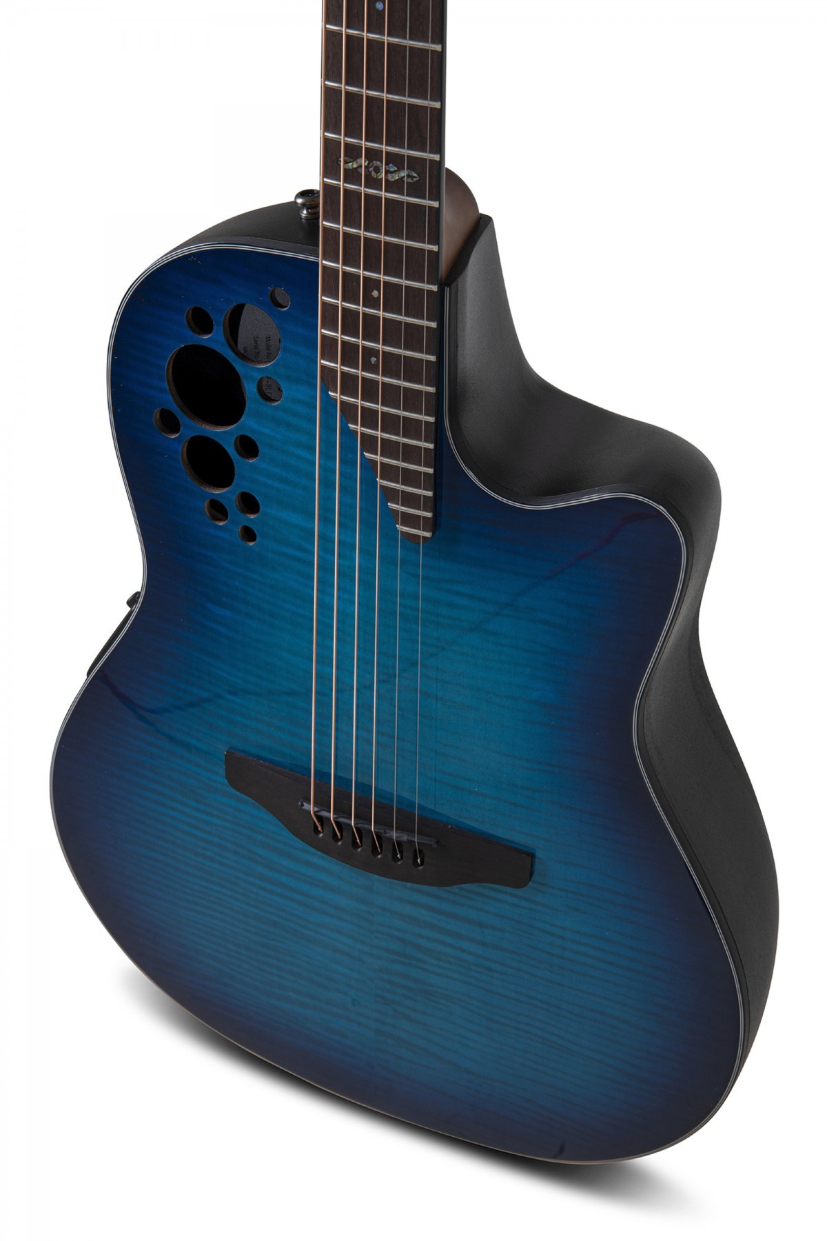 Ovation Celebrity Elite Plus CE44P-BLFL-G Elektro Akustik Gitar